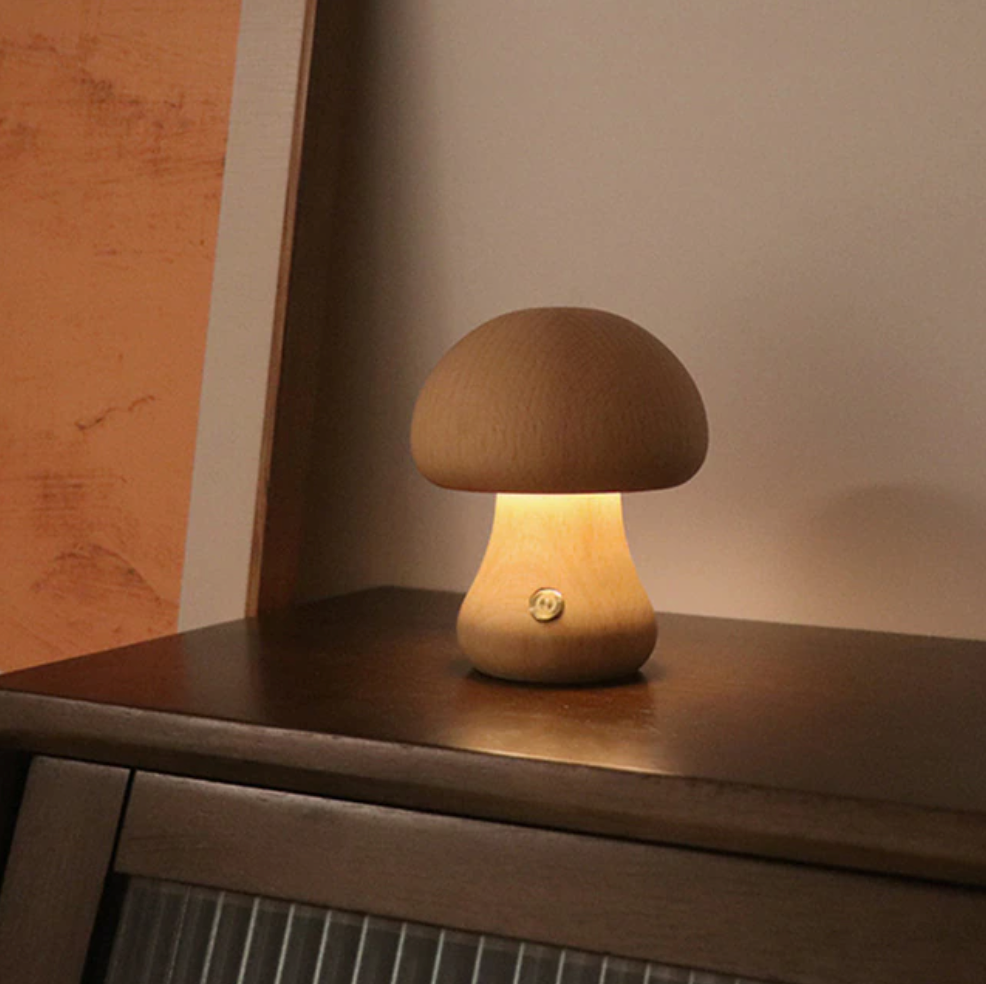In the Woods Mushroom Cordless Table Lamp-Letifly Lights and Decor