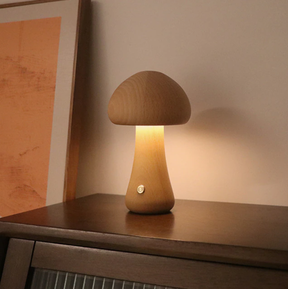 In the Woods Mushroom Cordless Table Lamp-Letifly Lights and Decor