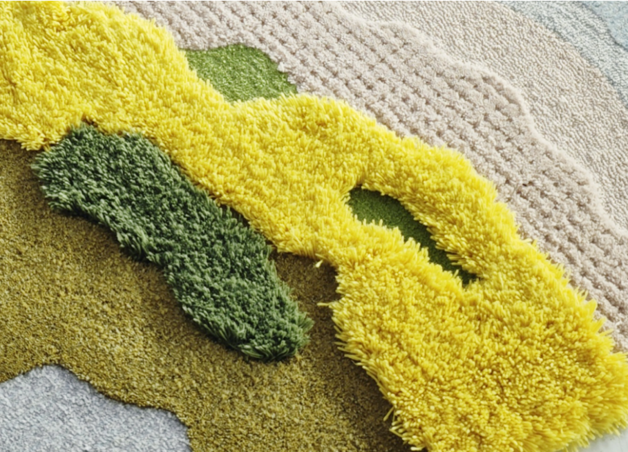 Zeta Abstract Scenic Pattern Wool Rug-Letifly Lights and Decor