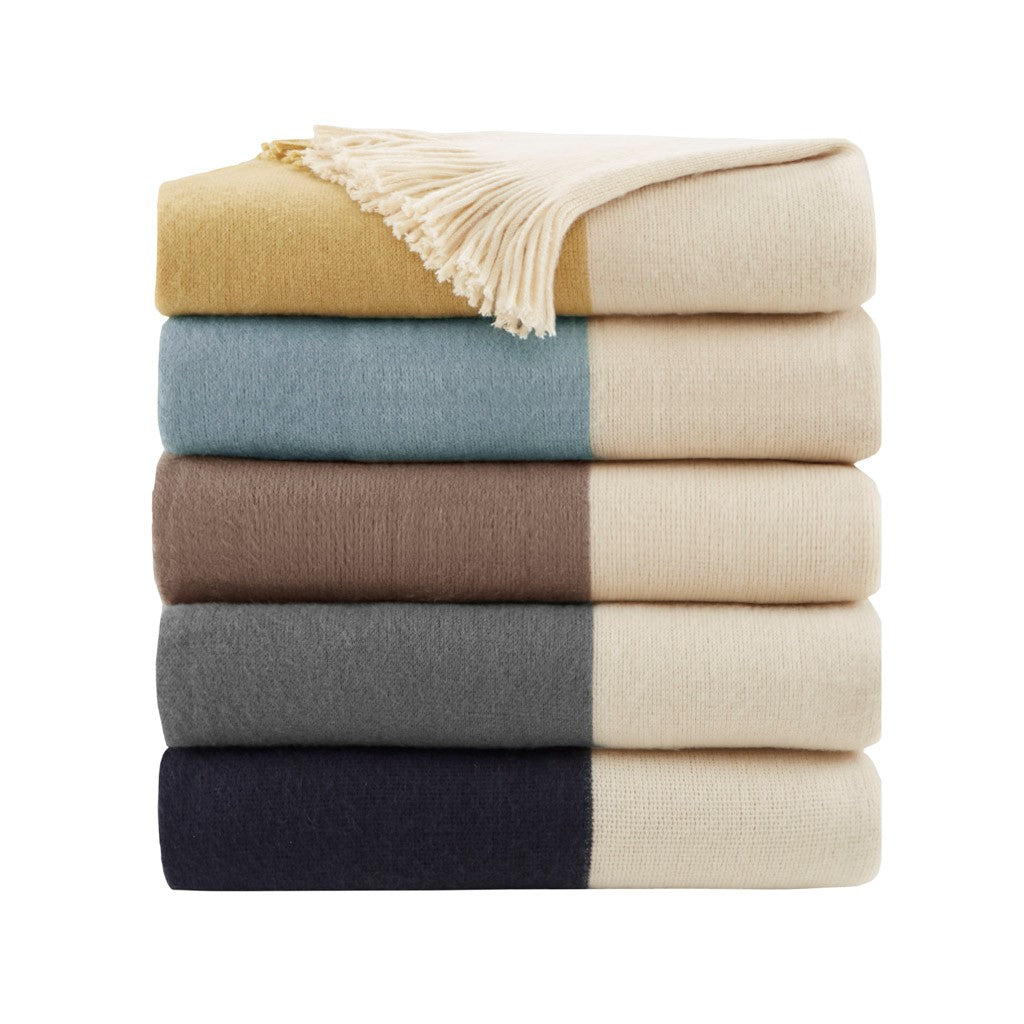 Stockholm Color Block Faux Cashmere Throw-Letifly Lights and Decor