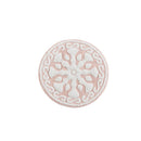 Floral medallion round rectangle bath mat tufted plush rug absorbent soft pile rug