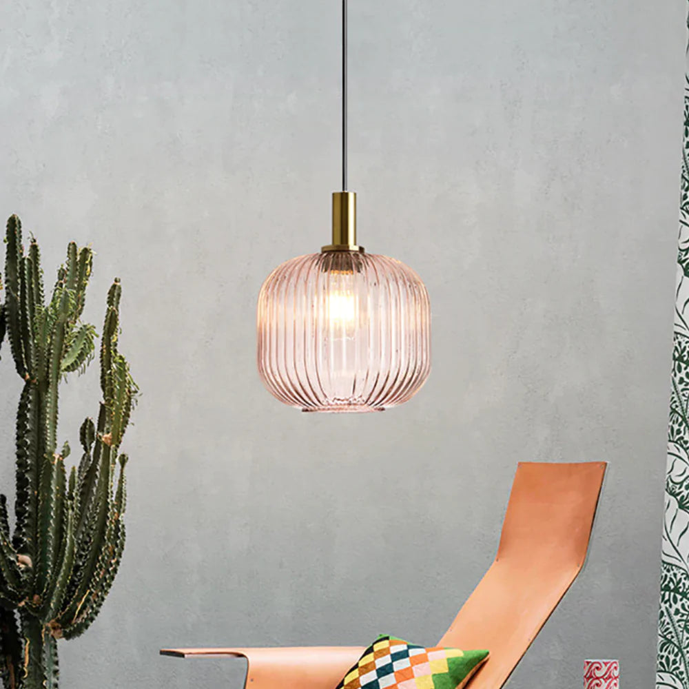 Gema Ripple Glass Pendant Light-Letifly Lights and Decor