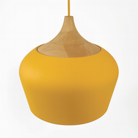 Soft Pastel Palette Pendant Lights in Metal & Wood - Final Sale-Letifly Lights and Decor