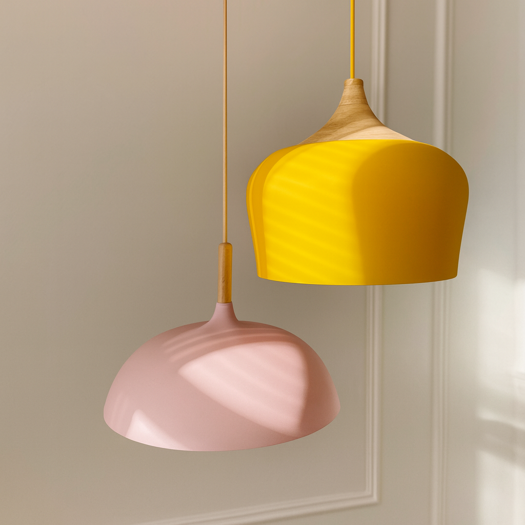 Soft Pastel Pendant Light