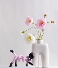 Purr Kitten Gradient Ceramic Figurine-Letifly Lights and Decor