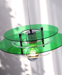 Retro Color Layers Acrylic LED Pendant Lamp-Letifly Lights and Decor