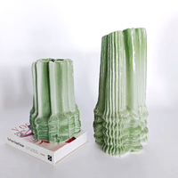 Ripple Glazed Ceramic Abstract Vase-Letifly Lights and Decor