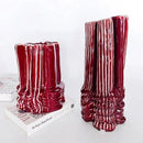 Ripple Glazed Ceramic Abstract Vase-Letifly Lights and Decor