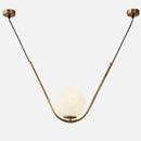 Harmony Glass & Brass Pendant Light & Chandelier-Letifly Lights and Decor