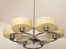 Vetiver Glass Chandelier