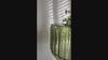 Round Green Glass Brass Pendant Lamp