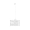 Abbot Glass Drum Shade Chandelier-Letifly Lights and Decor