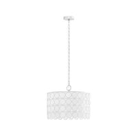 Abbot Glass Drum Shade Chandelier-Letifly Lights and Decor