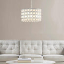 Abbot Glass Drum Shade Chandelier-Letifly Lights and Decor