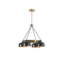 Abbott Metal Shade Chandelier-Letifly Lights and Decor
