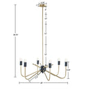 Alexis Metal Chandelier-Letifly Lights and Decor