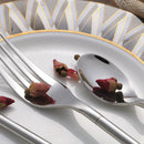 stainless steel mirror polish finish korean style silver cutlery set