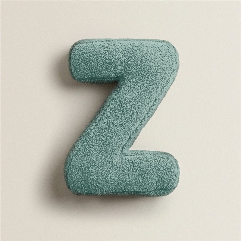 Alphabet Letter Fleece Pillows-Letifly Lights and Decor