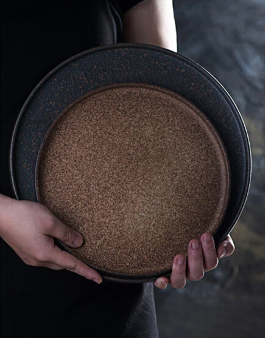 Amazona Ceramic Flat Plates-Letifly Lights and Decor