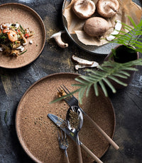 Amazona Ceramic Flat Plates-Letifly Lights and Decor