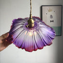 Amethyst Flower Retro Glass Pendant Light-Letifly Lights and Decor