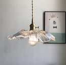 Amethyst Flower Retro Glass Pendant Light-Letifly Lights and Decor
