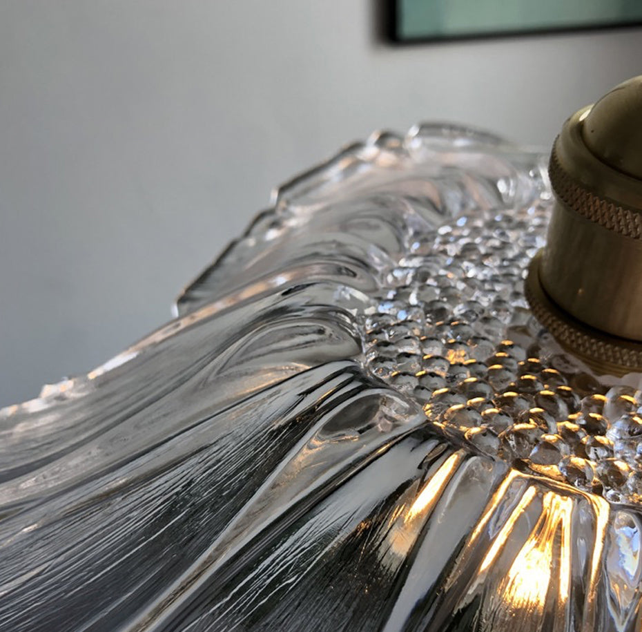Amethyst Flower Retro Glass Pendant Light-Letifly Lights and Decor