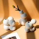 Ceramic and Porcelain White Pottery Vases Decorative Figurines