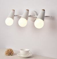 three light wall lamp white