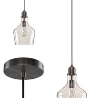 Auburn Glass Bell Pendant-Letifly Lights and Decor