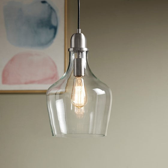 Auburn Glass Bell Pendant-Letifly Lights and Decor