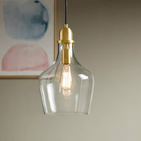 Auburn Glass Bell Pendant-Letifly Lights and Decor