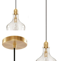 Auburn Glass Bell Pendant-Letifly Lights and Decor