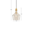 Auburn Glass Bell Pendant-Letifly Lights and Decor