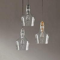 Auburn Glass Bell Pendant-Letifly Lights and Decor