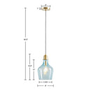 Auburn Glass Bell Pendant-Letifly Lights and Decor