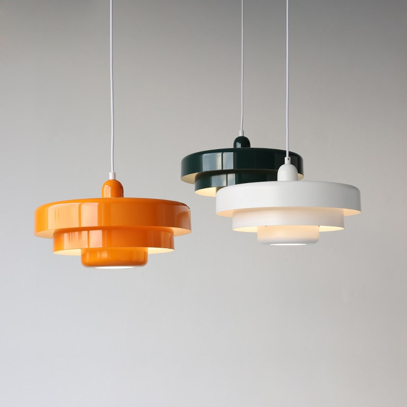 Axel Lacquered Metal Pendant