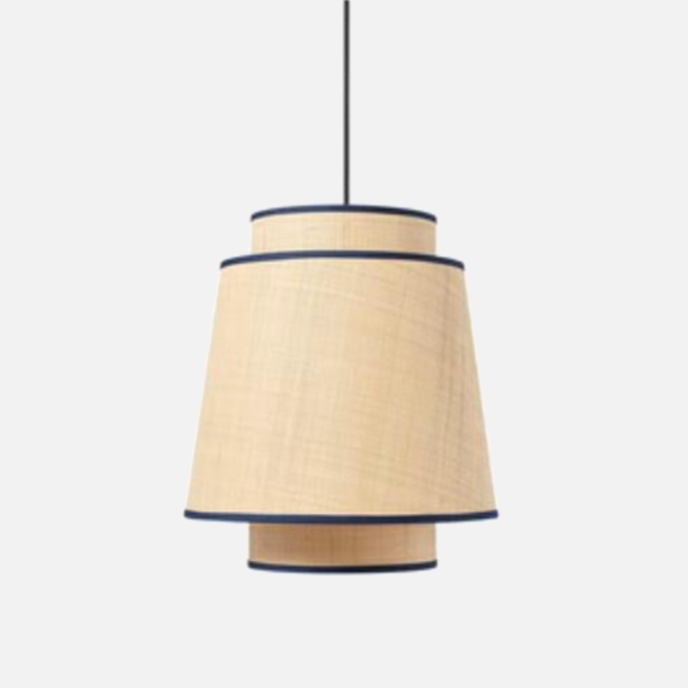 Bali Sculptural Rattan LED Pendant Light-Letifly Lights and Decor