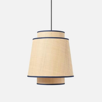Bali Sculptural Rattan LED Pendant Light-Letifly Lights and Decor
