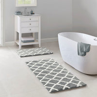 Bittman Reversible High Pile Tufted Bath Rug-Letifly Lights and Decor
