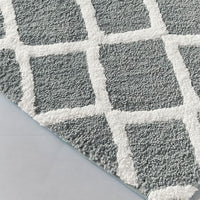 Bittman Reversible High Pile Tufted Bath Rug-Letifly Lights and Decor