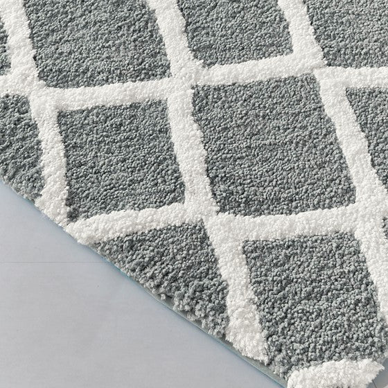 Bittman Reversible High Pile Tufted Bath Rug-Letifly Lights and Decor