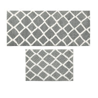 Bittman Reversible High Pile Tufted Bath Rug-Letifly Lights and Decor