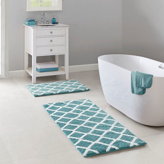 Bittman Reversible High Pile Tufted Bath Rug-Letifly Lights and Decor