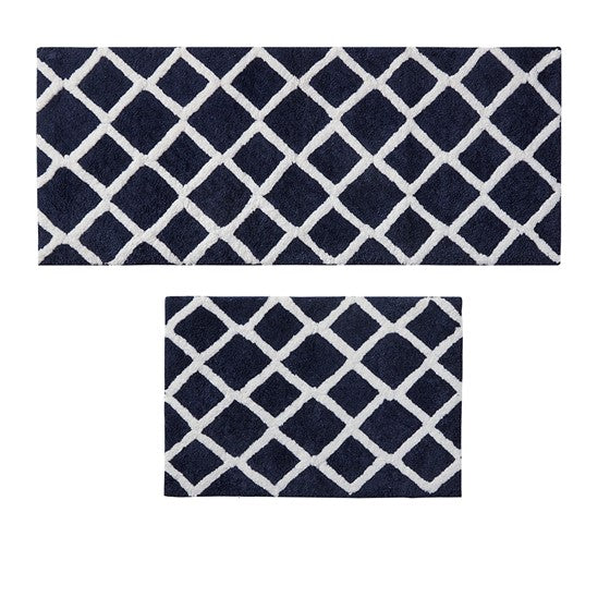 Bittman Reversible High Pile Tufted Bath Rug-Letifly Lights and Decor