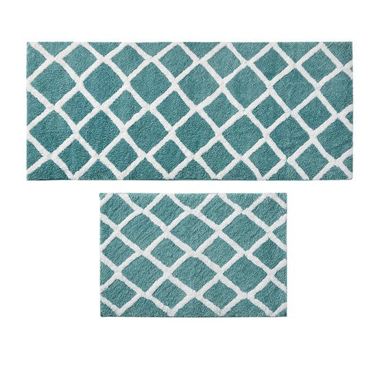 Bittman Reversible High Pile Tufted Bath Rug-Letifly Lights and Decor