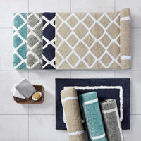 Bittman Reversible High Pile Tufted Bath Rug-Letifly Lights and Decor