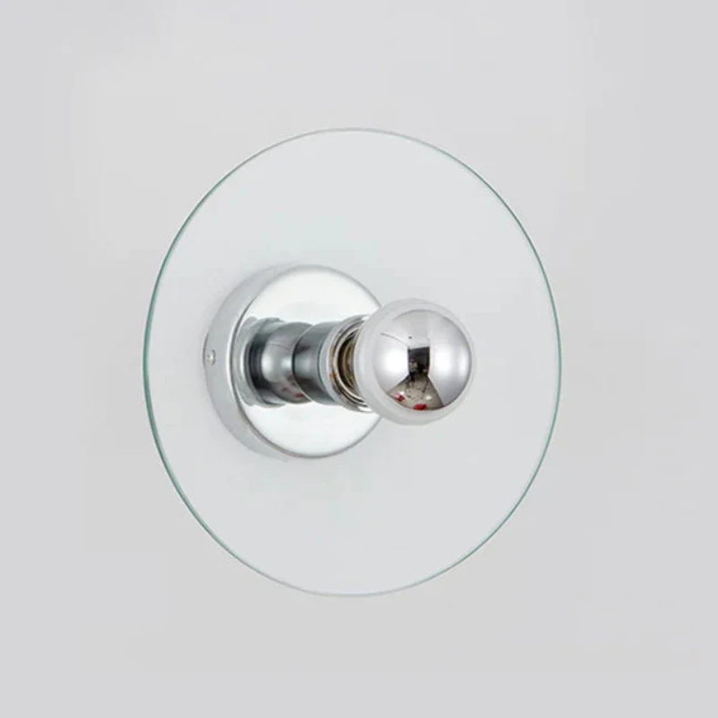 Blaze French Chrome Glass Wall LED Light-Letifly Lights and Decor