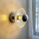 Chrome Glass Wall Lamp