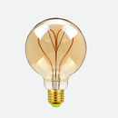 Contemporary & Vintage Style Dimmable LED Edison Filament Light Bulbs Warm white Amber Glass